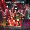 LED Lighted Liquor Bottle Display Shelf, 20 Inch Bar Display Shelf, DIY Illuminated Bottle Shelf with App & Remote Control