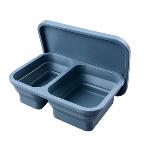 Reusable Pizza Storage Container with  Microwavable Serving Trays - Adjustable Pizza Slice Container to Organize & Save Space - BPA Free, Microwave