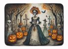La Catrina Skeleton Spooky Halloween Memory Foam Kitchen Mat Machine Washable Anti-Fatigue Mat Cushion Comfort Bath Mat or Kitchen Rug
