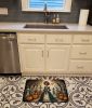 La Catrina Skeleton Spooky Halloween Memory Foam Kitchen Mat Machine Washable Anti-Fatigue Mat Cushion Comfort Bath Mat or Kitchen Rug
